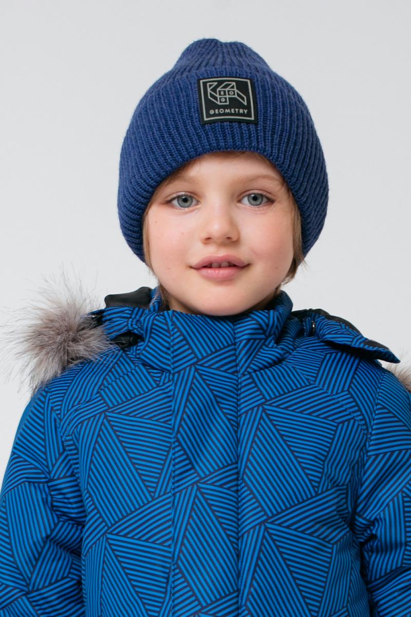 картинка Шапка для мальчика Crockid КВ 20243/ш синий от магазина детских товаров ALiSa
