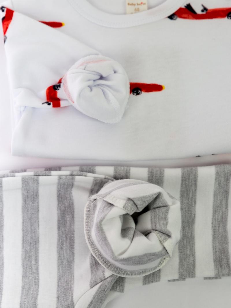 картинка Комплект для мальчика Baby Boom BB КД183/13-Ф  Гонки + серо-белые полоски от магазина детских товаров ALiSa