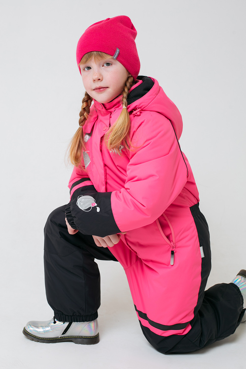 картинка Комбинезон зимний для девочки Crockid  ВК 60057/1 ГР от магазина детских товаров ALiSa