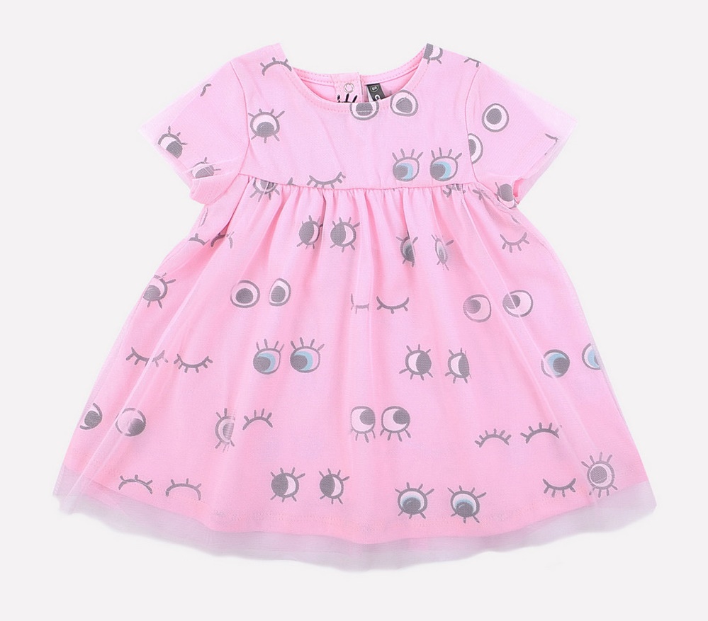 картинка Платье для девочки Crockid К 5545 розовое облако, глазки от магазина детских товаров ALiSa