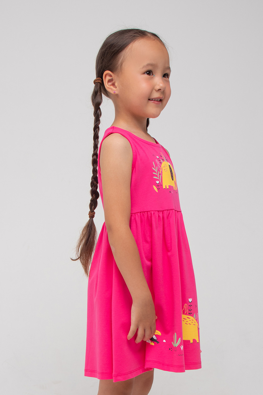 картинка Платье для девочки Crockid К 5590 темно-розовый к1288 от магазина детских товаров ALiSa