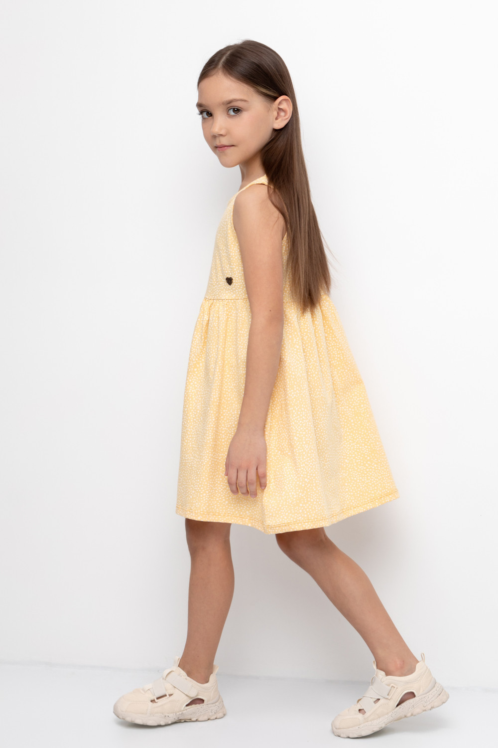 картинка Платье для девочки Crockid К 5589 светлая мимоза, светлые блики от магазина детских товаров ALiSa