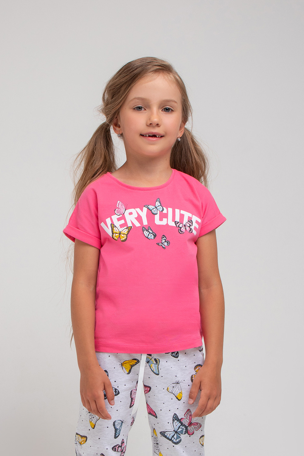 картинка Футболка для девочки Crockid КР 301710 ярко-розовый к340 от магазина детских товаров ALiSa