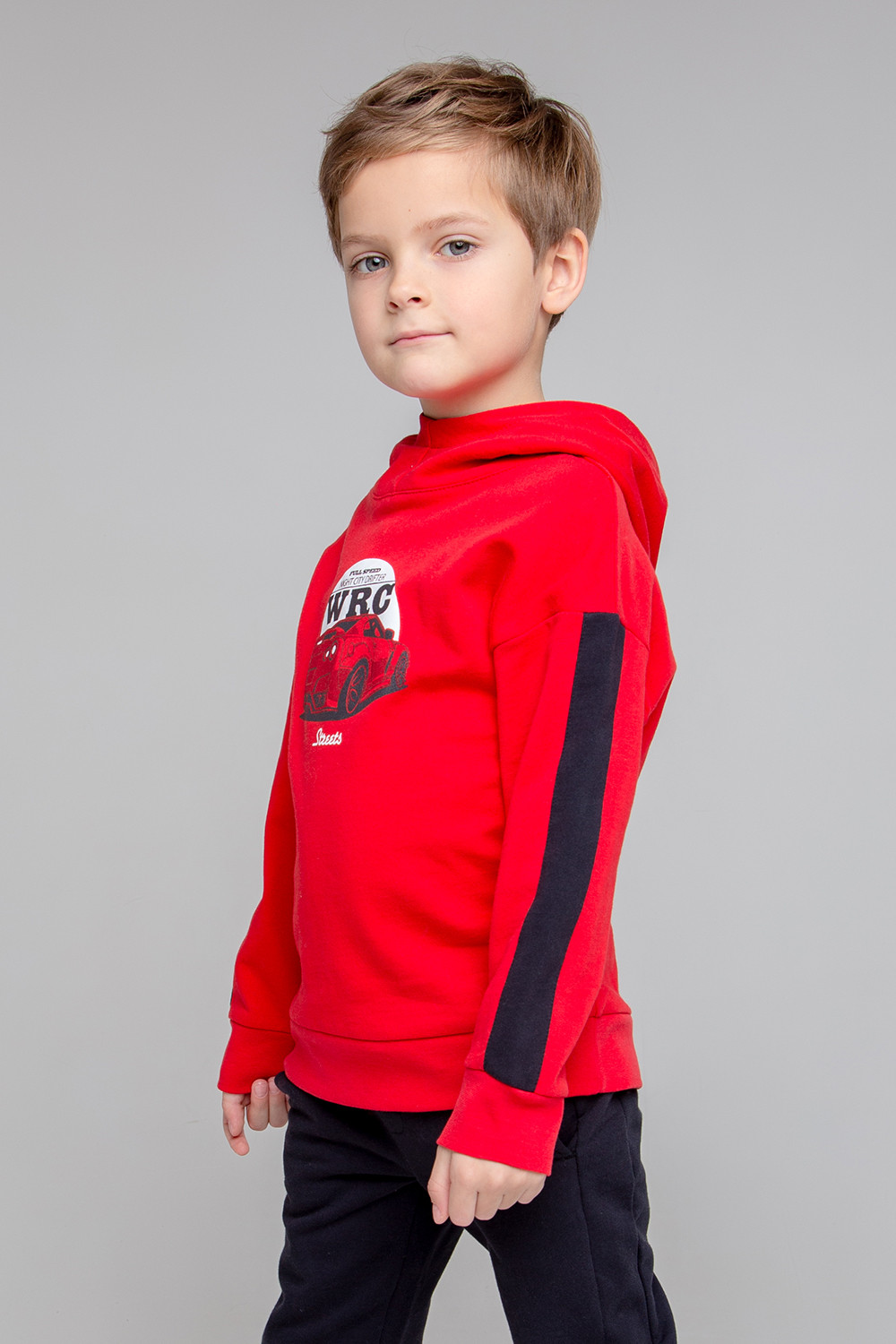 картинка Джемпер для мальчика Crockid КР 301908 насыщенно-красный к356 от магазина детских товаров ALiSa