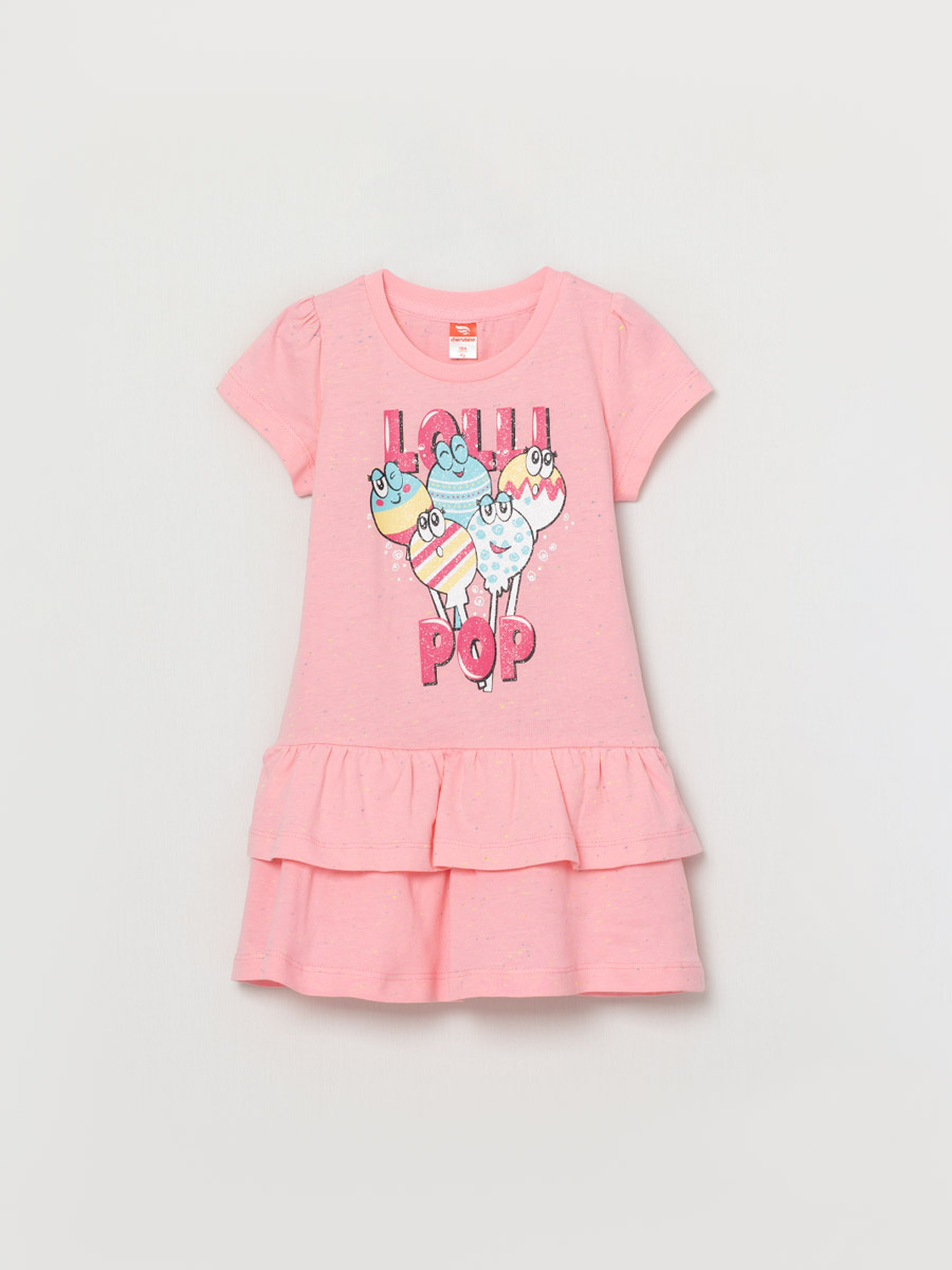 картинка Платье для девочки Сherubino CWKG 62965-27 Светло-розовый от магазина детских товаров ALiSa