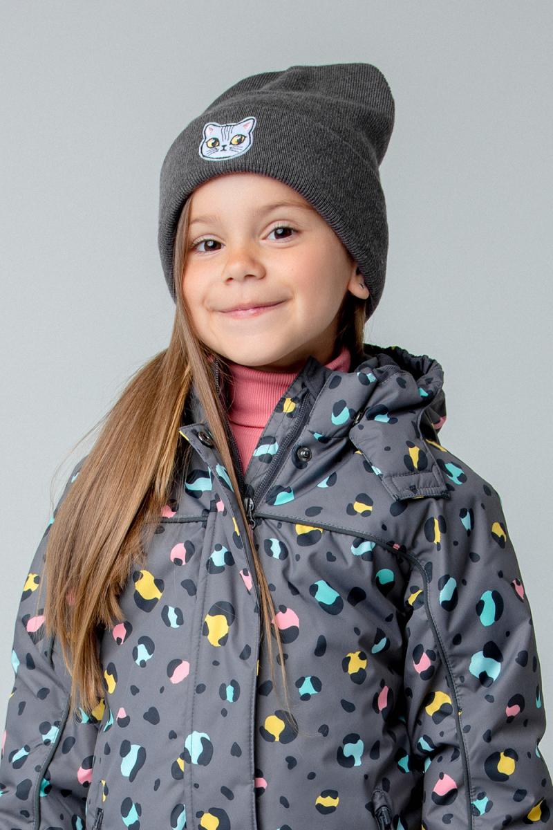 картинка Шапка для девочки Crockid КВ 20301/ш серый от магазина детских товаров ALiSa