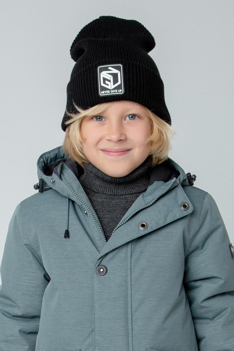 картинка Шапка для мальчика Crockid КВ 20312/ш черный от магазина детских товаров ALiSa