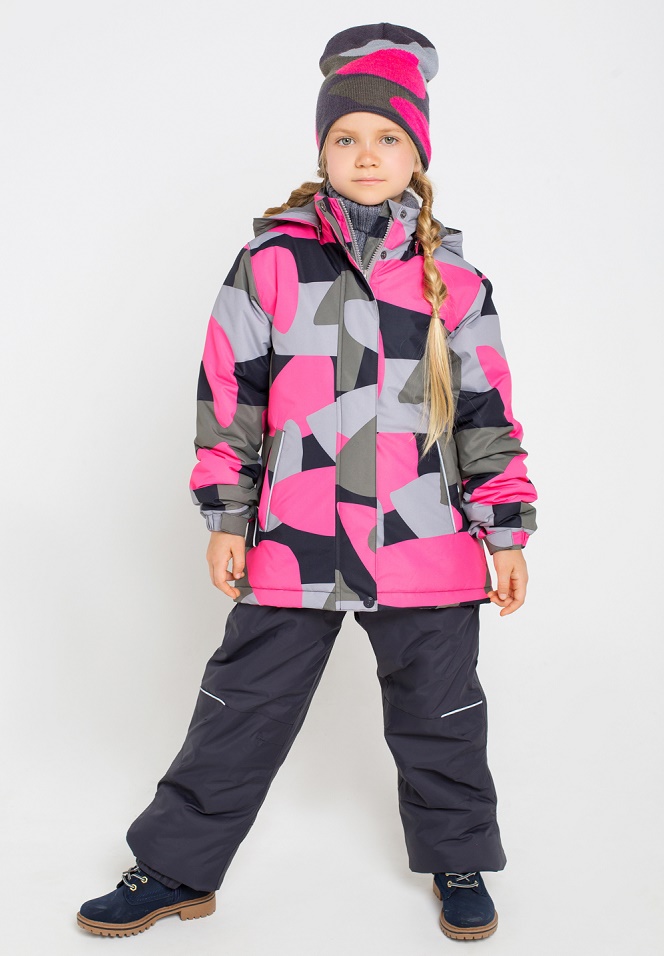 картинка Куртка зимняя для девочки Crockid ВК 20045/н/4 БЮ от магазина детских товаров ALiSa
