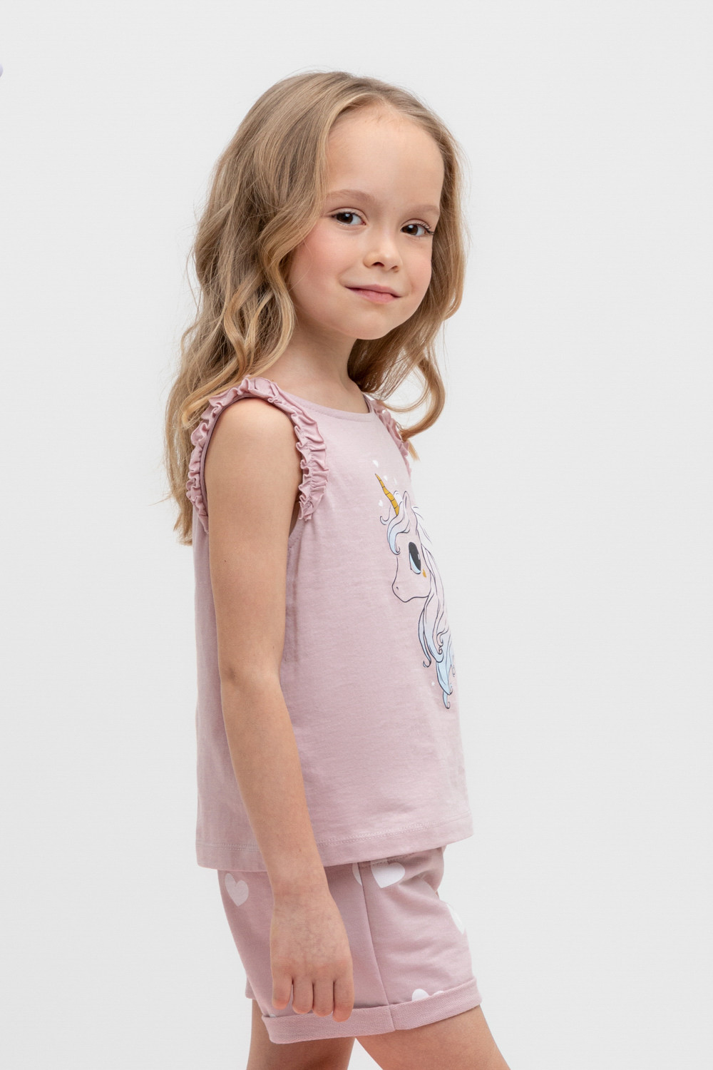 картинка Майка для девочки Crockid КР 302325 розово-сиреневый к449 от магазина детских товаров ALiSa