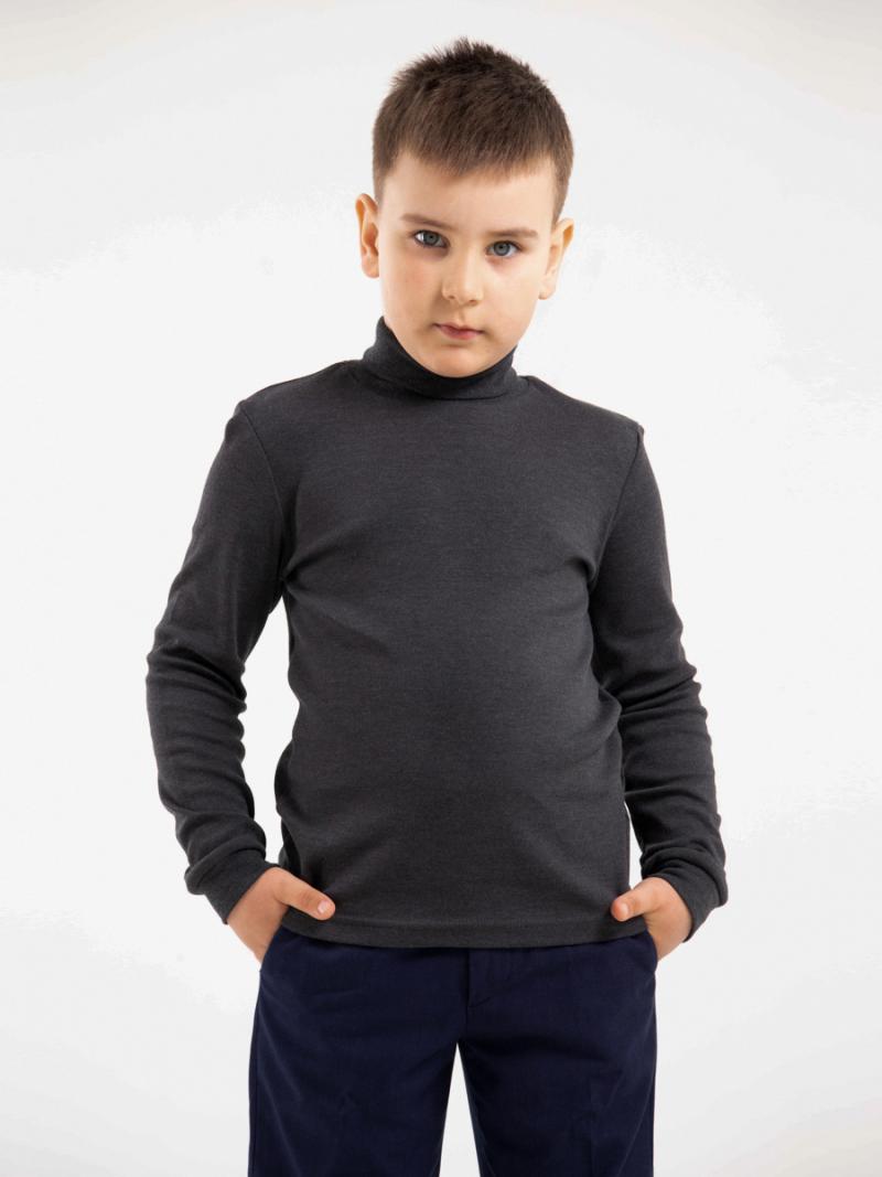 картинка Водолазка для мальчика Cherubino CWJB 63154-12 Темно-серый меланж от магазина детских товаров ALiSa