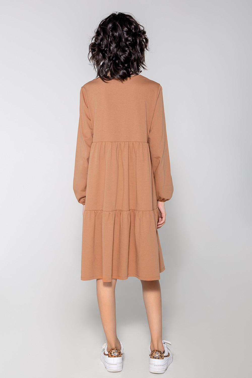 картинка Платье для девочки КБ 5780 светло-коричневый к83 от магазина детских товаров ALiSa