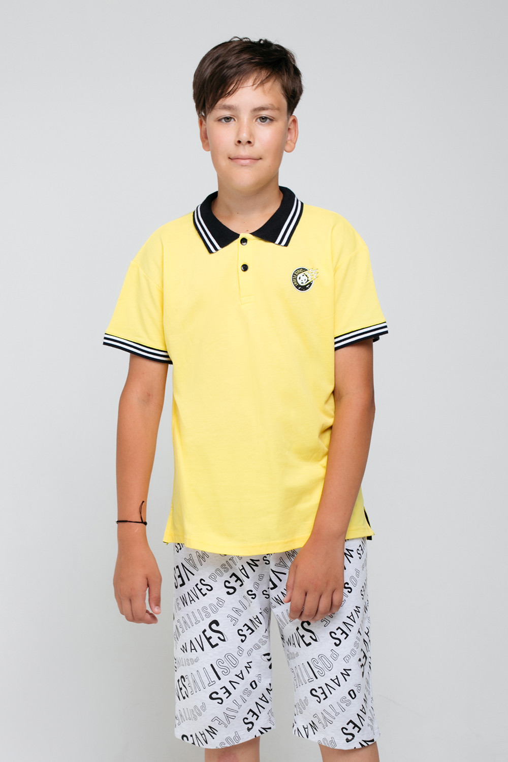 картинка Джемпер-поло для мальчика КБ 301790 сочный лимон к68 от магазина детских товаров ALiSa