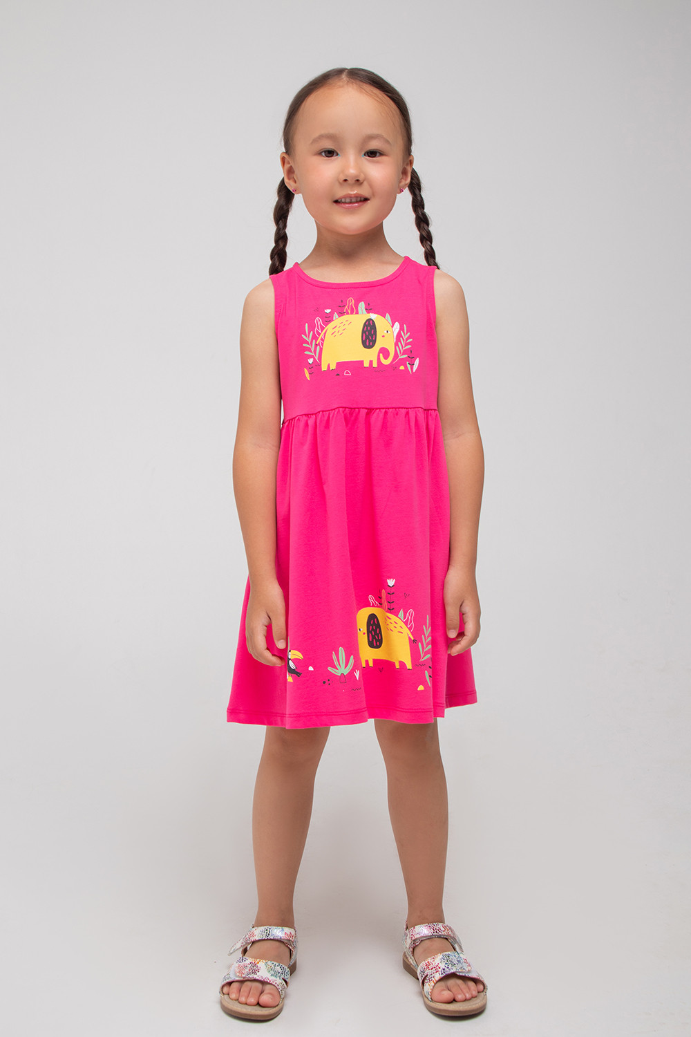 картинка Платье для девочки Crockid К 5590 темно-розовый к1288 от магазина детских товаров ALiSa