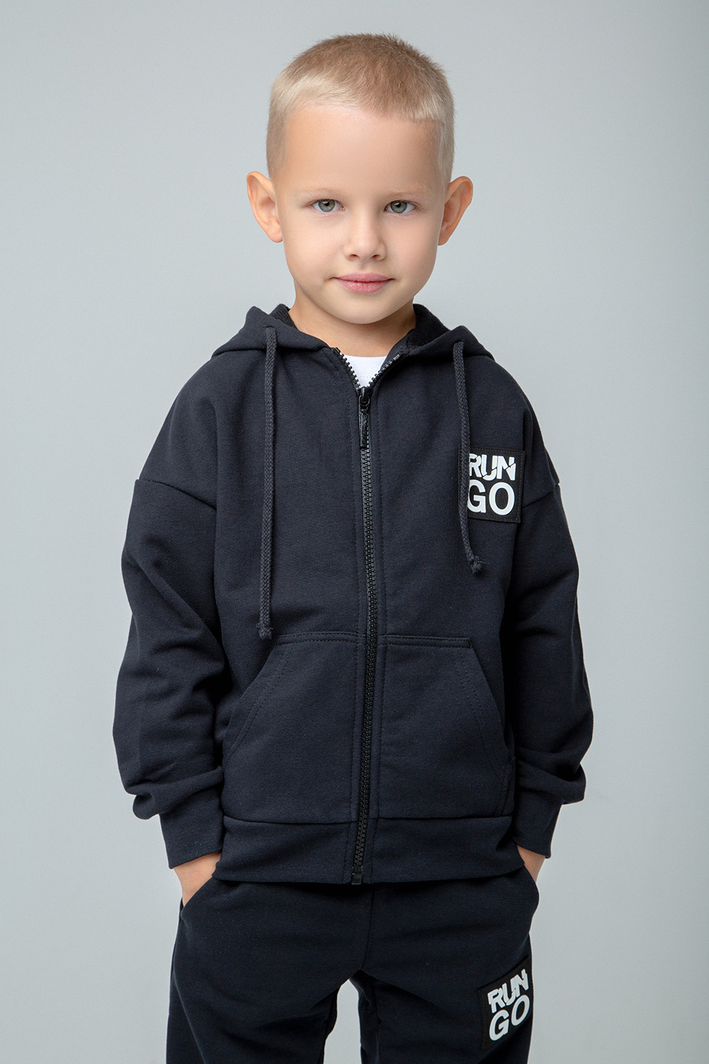 картинка Куртка для мальчика Crockid К 301841 черный от магазина детских товаров ALiSa