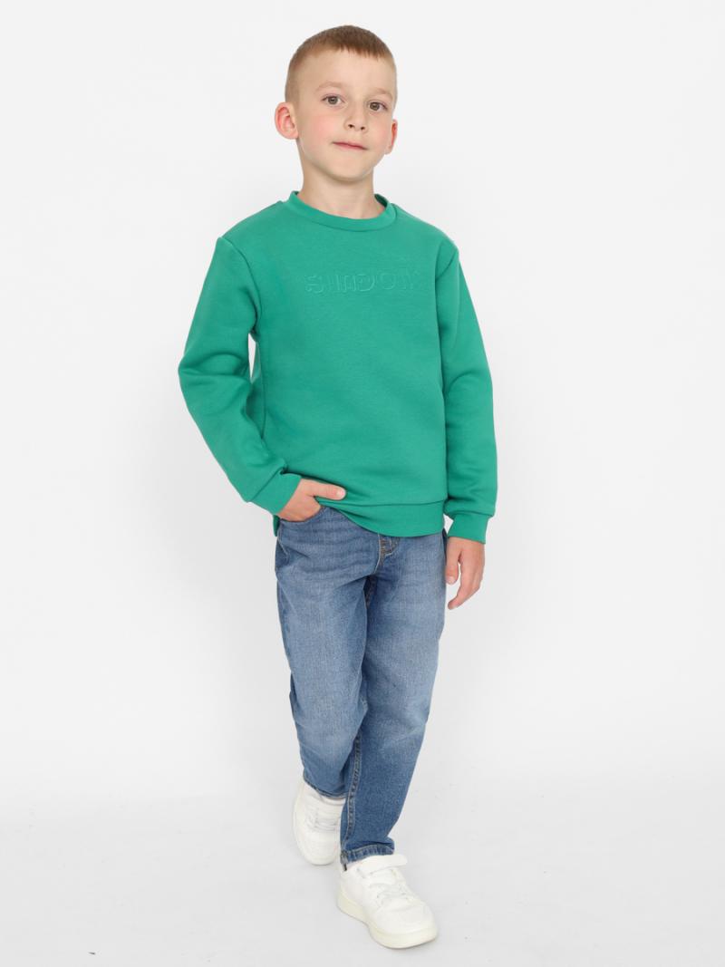 картинка Толстовка для мальчика Cherubino CWKB 63685-37 Зеленый от магазина детских товаров ALiSa