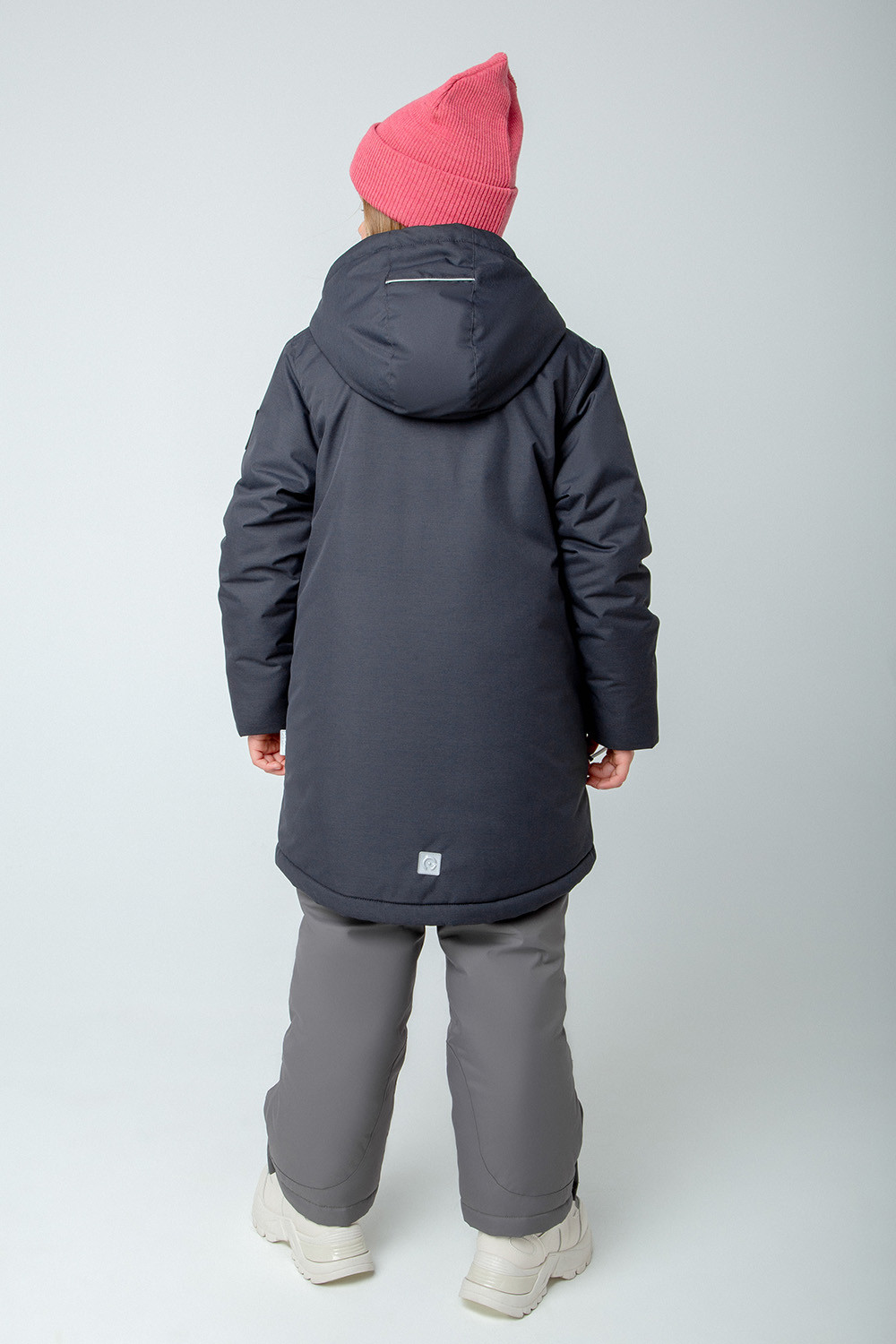 картинка Пальто зимнее для девочки Crockid ВК 38092/3 ГР от магазина детских товаров ALiSa