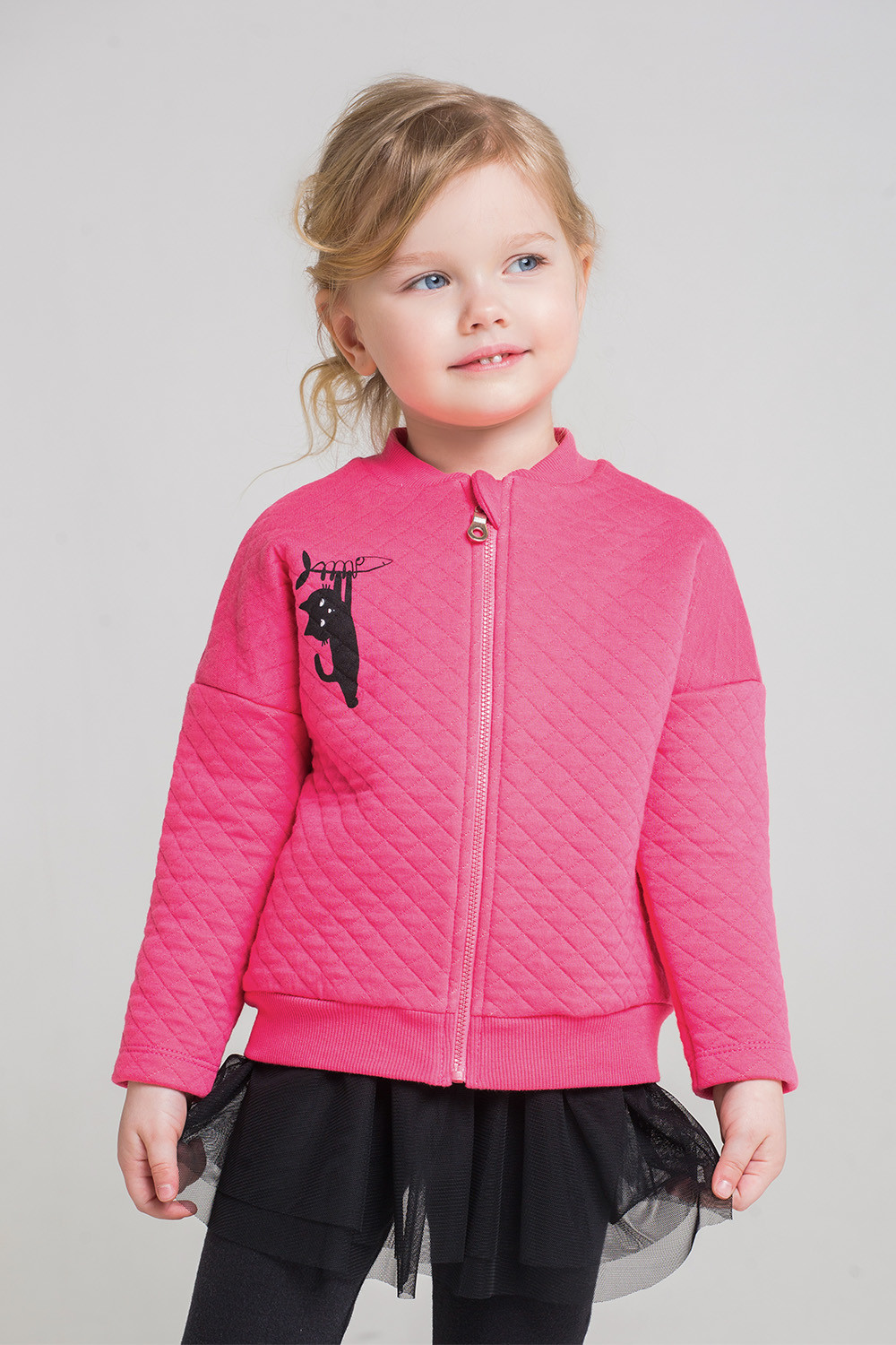 картинка Куртка для девочки Crockid КР 300752 ярко-розовый к213 от магазина детских товаров ALiSa