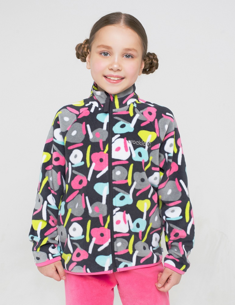 картинка Куртка флисовая для девочки Crockid ФЛ 34011/н/20 РР от магазина детских товаров ALiSa