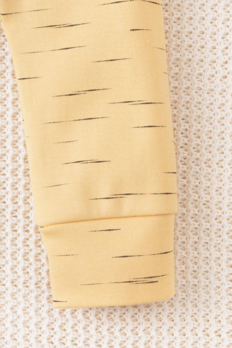 картинка Брюки детские Crockid К 4718 эффект меланжа на светло-желтом я120 от магазина детских товаров ALiSa