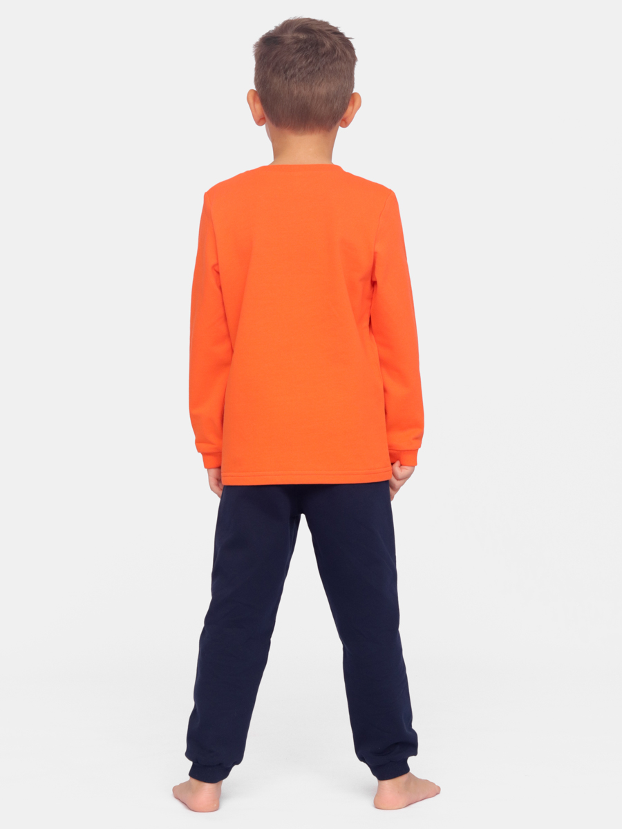 картинка Пижама для мальчика Cherubino CSKB 50079-29 Оранжевый от магазина детских товаров ALiSa