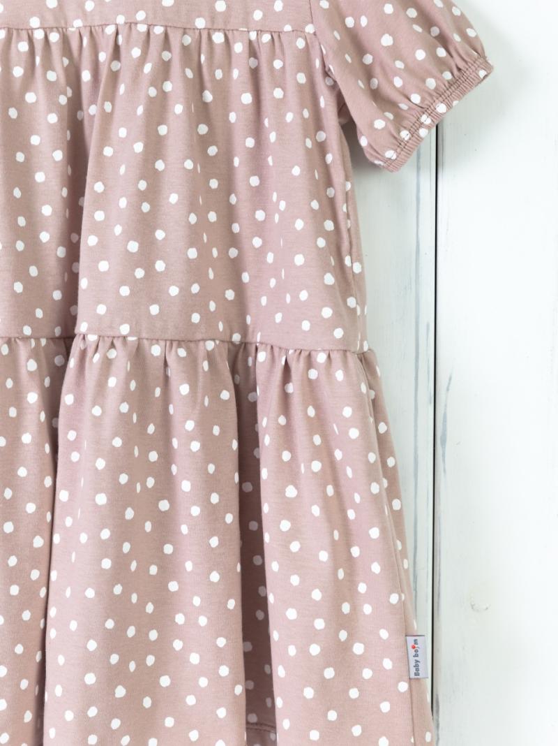 картинка Платье для девочки Baby Boom С186/2-К Snowballs на кофе от магазина детских товаров ALiSa
