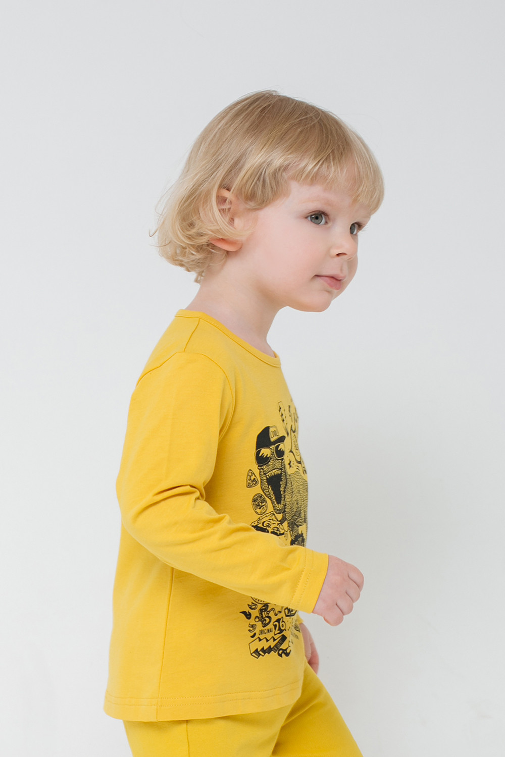 картинка Джемпер для мальчика Crockid КР 301453 светлая горчица к298 от магазина детских товаров ALiSa