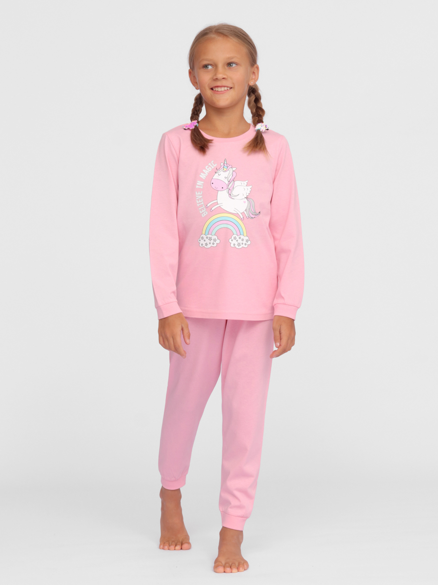 картинка Пижама для девочки Cherubino CSKG 50085-27 Розовый от магазина детских товаров ALiSa
