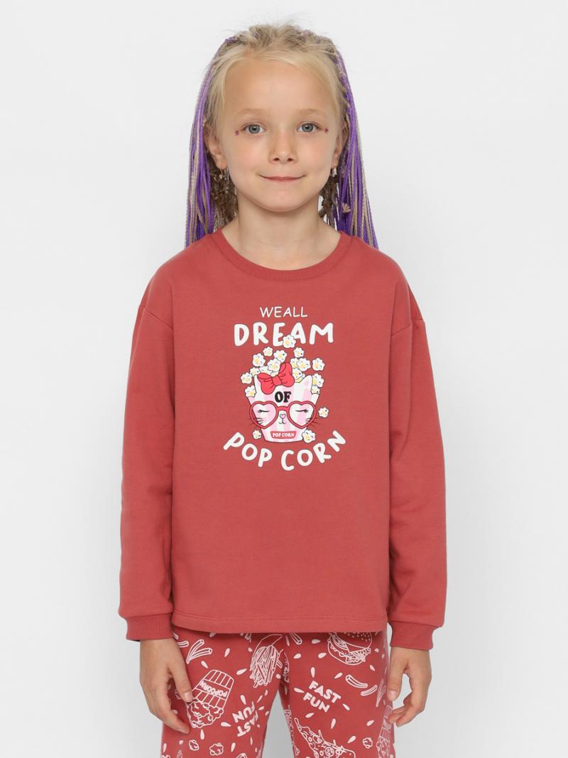 картинка Пижама для девочки Cherubino CWKG 50151-28 Коралловый от магазина детских товаров ALiSa