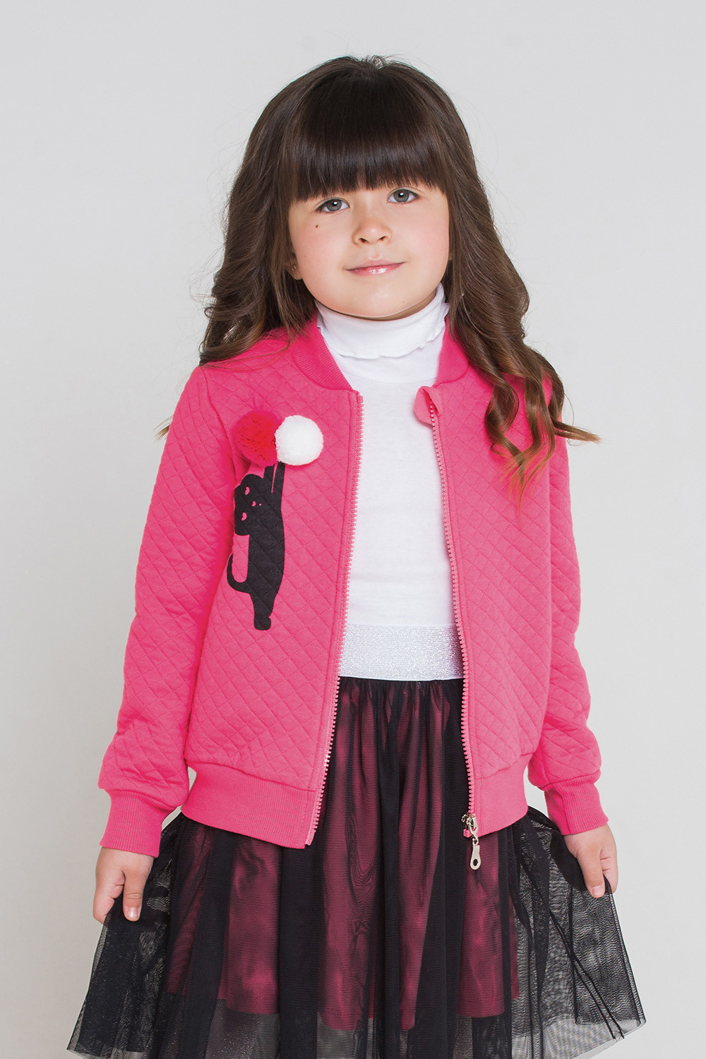 картинка Куртка для девочки Crockid КР 300761 ярко-розовый к215 от магазина детских товаров ALiSa