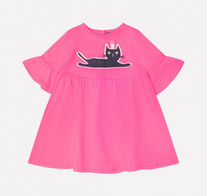 Платье для девочки Crockid КР 5547 ярко-розовый к213