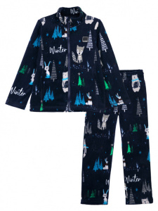 Комплект флисовый для мальчика PL 32312138 куртка, брюки