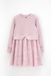 Платье для девочки Crockid КР 5833 розовый лед к433