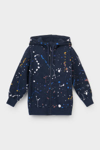 Куртка для мальчика Crockid КР 302009 индиго, космические брызги к372
