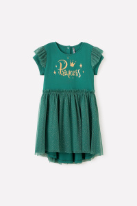 Платье для девочки Crockid К 5704 темно-зеленый