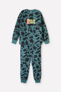 Пижама для мальчика КБ 2795 темный малахит