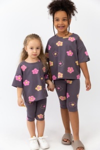 Комплект для девочки Baby Boom КД546/1-К Цветы на фуме Комплект для девочки Baby Boom КД546/1-К Цветы на фуме